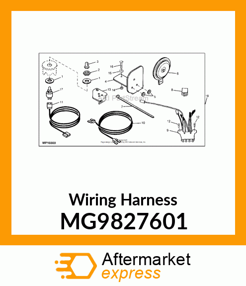 Wiring Harness MG9827601