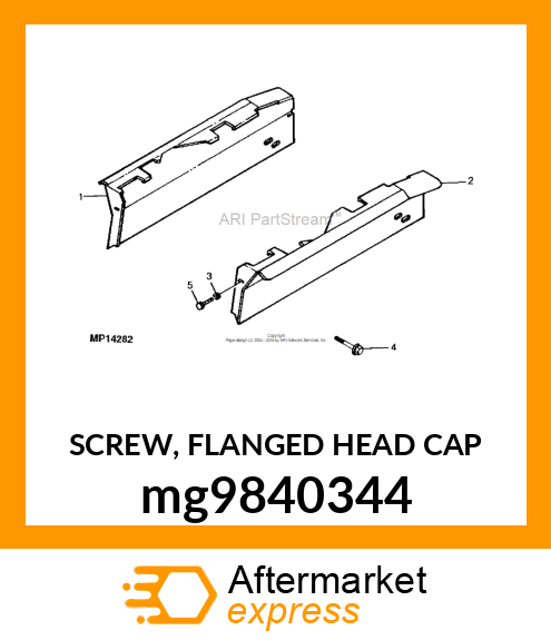 SCREW, FLANGED HEAD CAP mg9840344