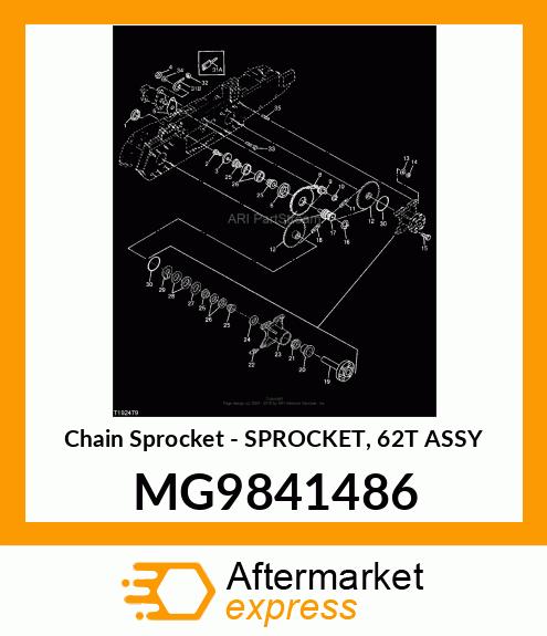 Chain Sprocket MG9841486