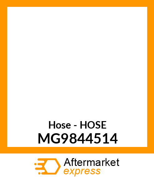 Hose - HOSE MG9844514