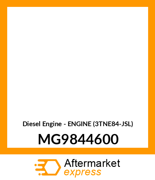 Diesel Engine - ENGINE (3TNE84-JSL) MG9844600