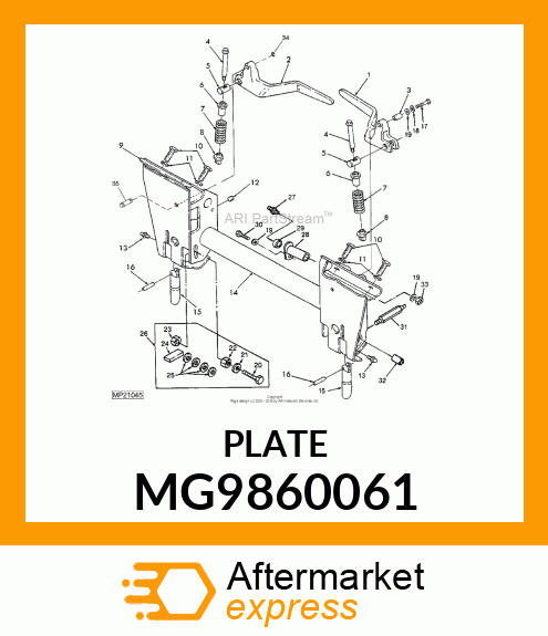 Plate - PLATE MG9860061