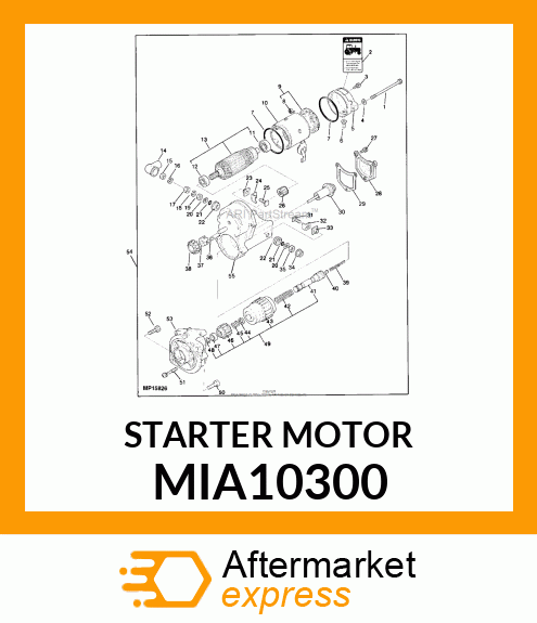 Starter Motor MIA10300