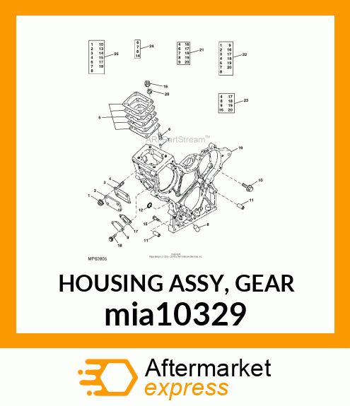 HOUSING ASSY, GEAR mia10329