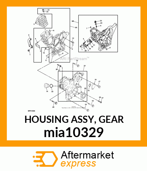 HOUSING ASSY, GEAR mia10329