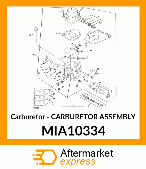 Carburetor MIA10334