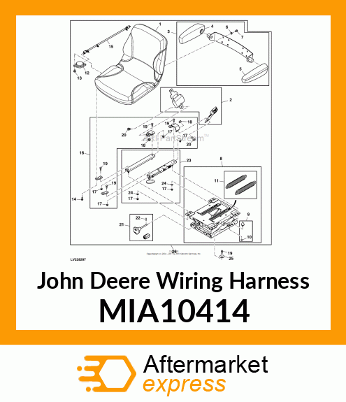 WIRINGHARNESS, SEAT OPS MIA10414