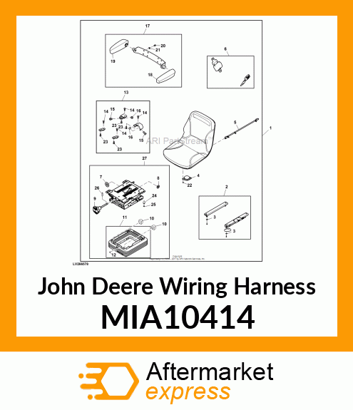 WIRINGHARNESS, SEAT OPS MIA10414