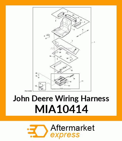 WIRINGHARNESS, SEAT OPS MIA10414