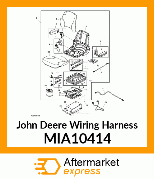 WIRINGHARNESS, SEAT OPS MIA10414