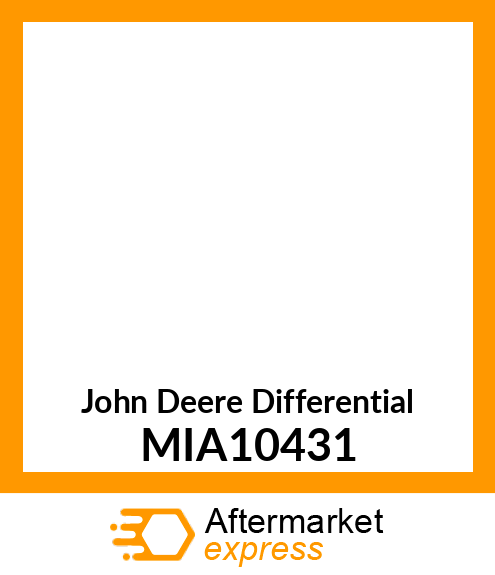 DIFFERENTIAL ASSEMBLY MIA10431