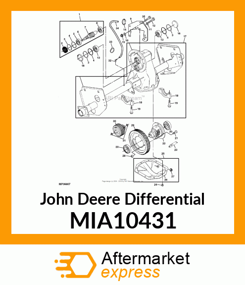 DIFFERENTIAL ASSEMBLY MIA10431