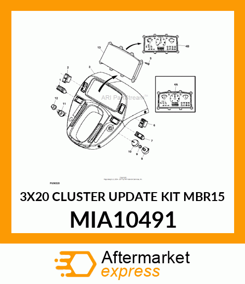 3X20 CLUSTER UPDATE KIT MBR15 MIA10491
