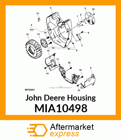 HOUSING, FAN MIA10498