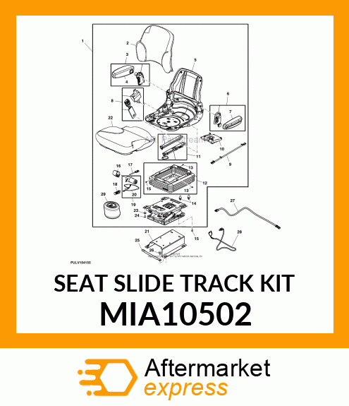 SEAT SLIDE TRACK KIT MIA10502