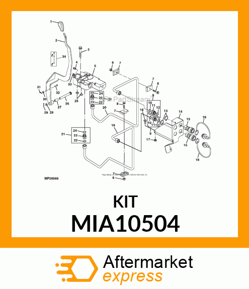 KIT, SCV GASKET SERVICE MIA10504