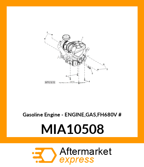 Gasoline Engine - ENGINE,GAS,FH680V # MIA10508