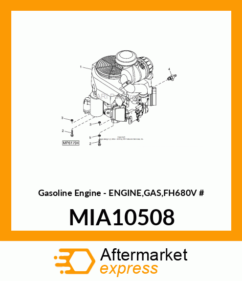 Gasoline Engine - ENGINE,GAS,FH680V # MIA10508