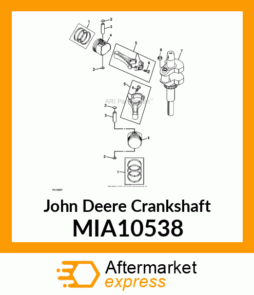 CRANKSHAFT COMP MIA10538