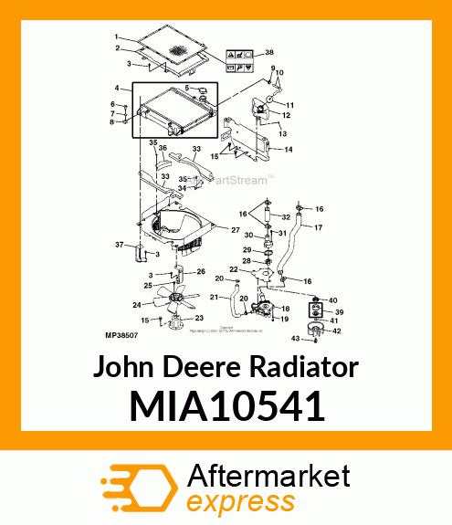 RADIATOR ASSY MIA10541