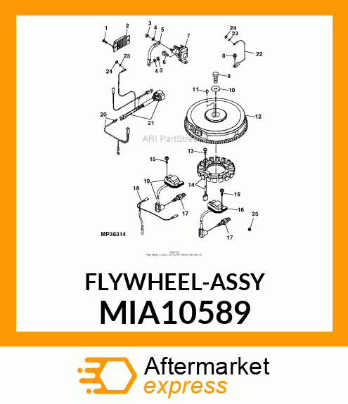 FLYWHEEL MIA10589