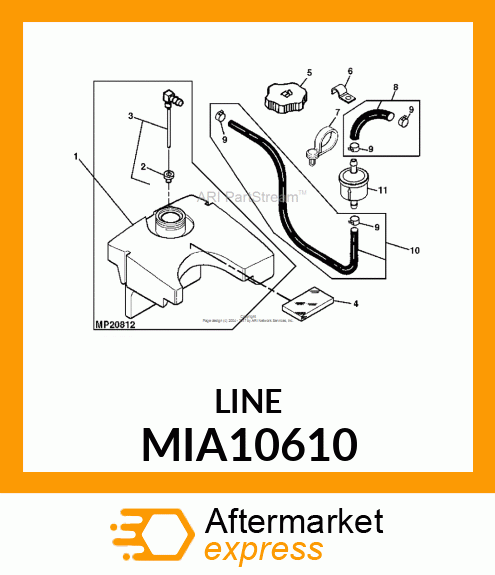 FUEL LINE MIA10610