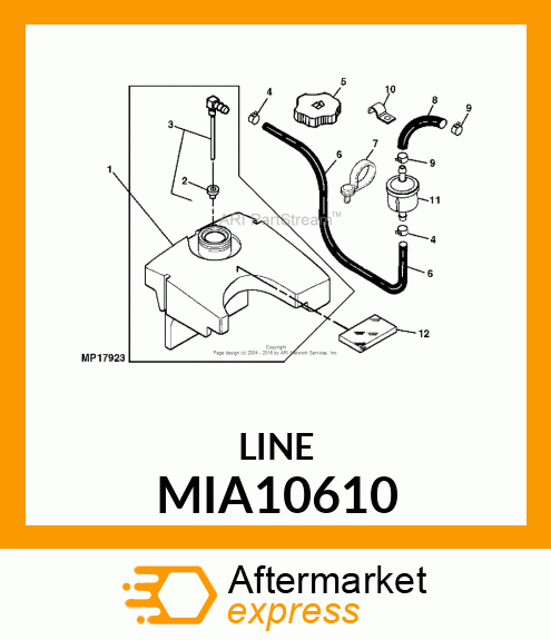 FUEL LINE MIA10610