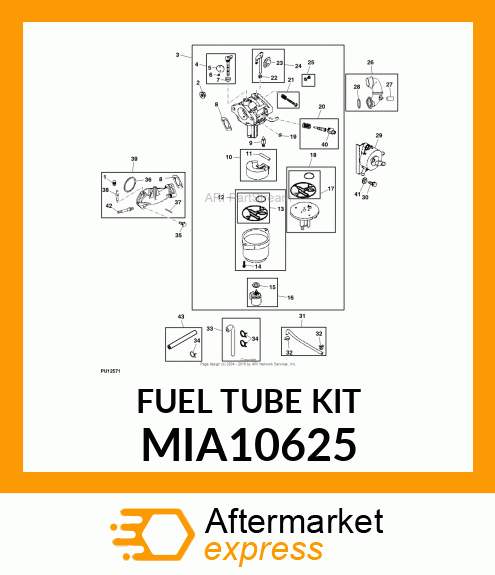 TUBE, FUEL TRANSFER (NIKKI) MIA10625