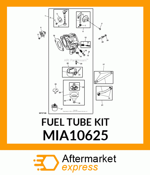 TUBE, FUEL TRANSFER (NIKKI) MIA10625