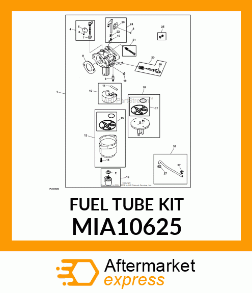 TUBE, FUEL TRANSFER (NIKKI) MIA10625