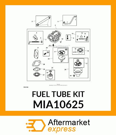 TUBE, FUEL TRANSFER (NIKKI) MIA10625