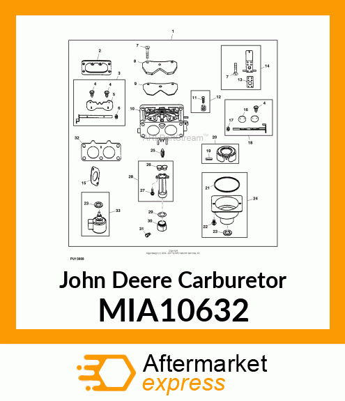 CARBURETOR MIA10632