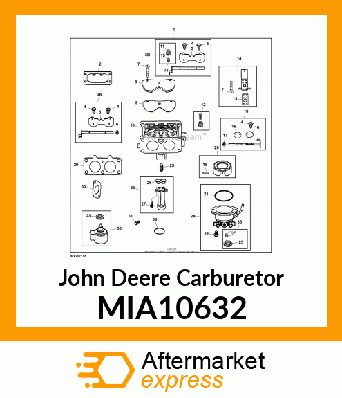 CARBURETOR MIA10632