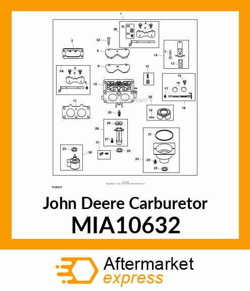 CARBURETOR MIA10632