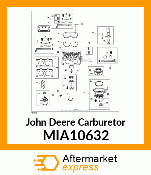 CARBURETOR MIA10632