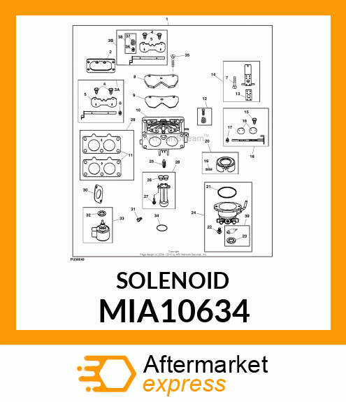 SOLENOID, FUEL MIA10634