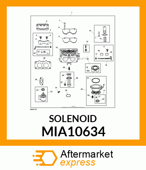 SOLENOID, FUEL MIA10634