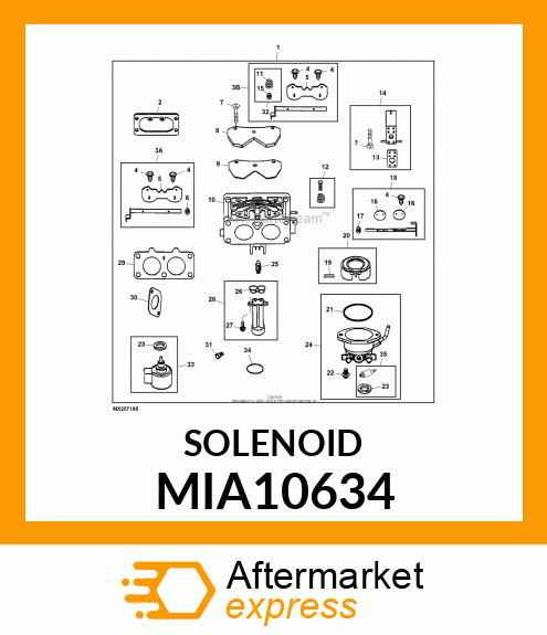 SOLENOID, FUEL MIA10634