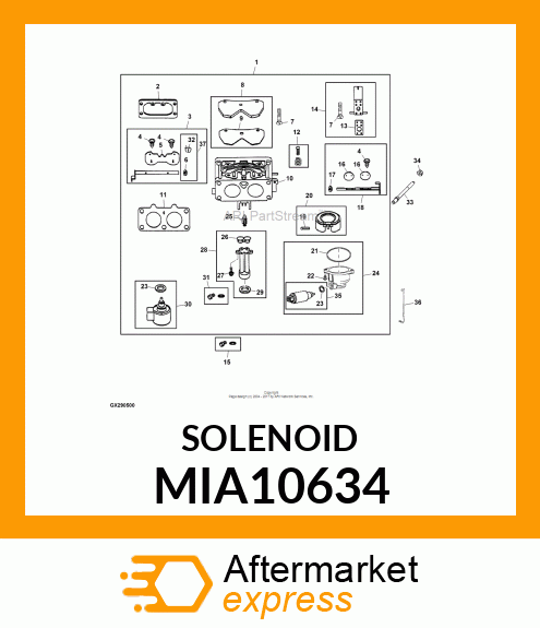 SOLENOID, FUEL MIA10634