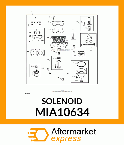 SOLENOID, FUEL MIA10634