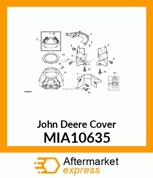 COVER, AIR CLEANER MIA10635