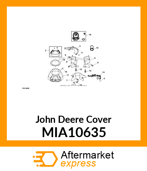 COVER, AIR CLEANER MIA10635