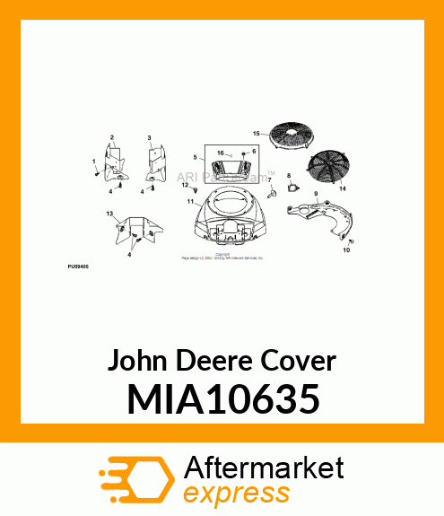 COVER, AIR CLEANER MIA10635