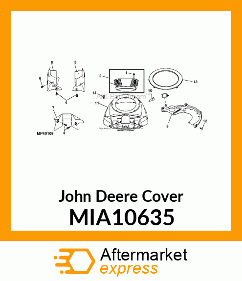 COVER, AIR CLEANER MIA10635