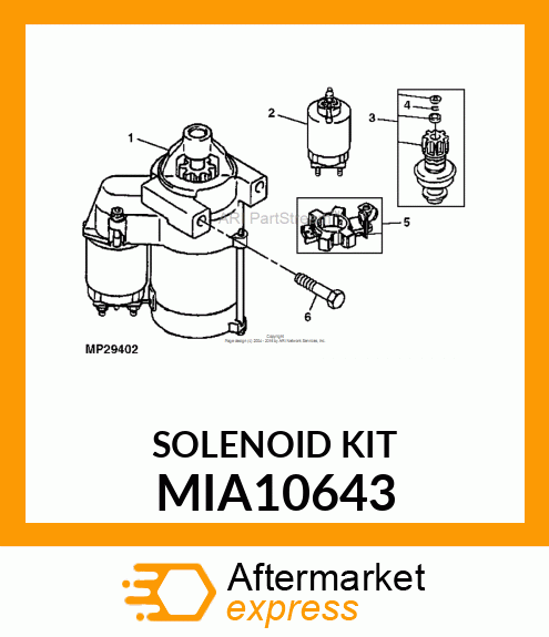 KIT SOLENOID MIA10643