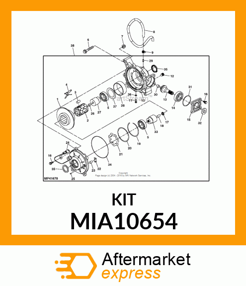 KIT, MINOR REPAIR MIA10654