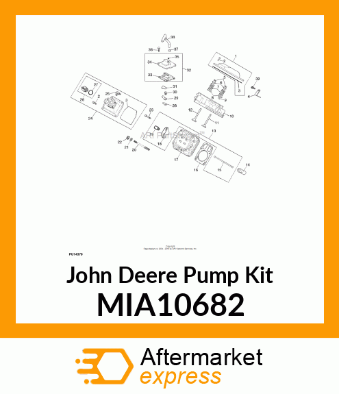 KIT,UNIVERSAL FUEL PUMP VALVE COVER MIA10682