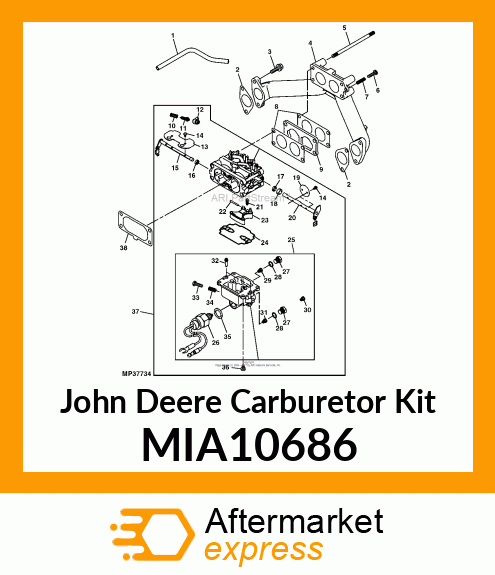 KIT, CARBURETOR REPAIR MIA10686