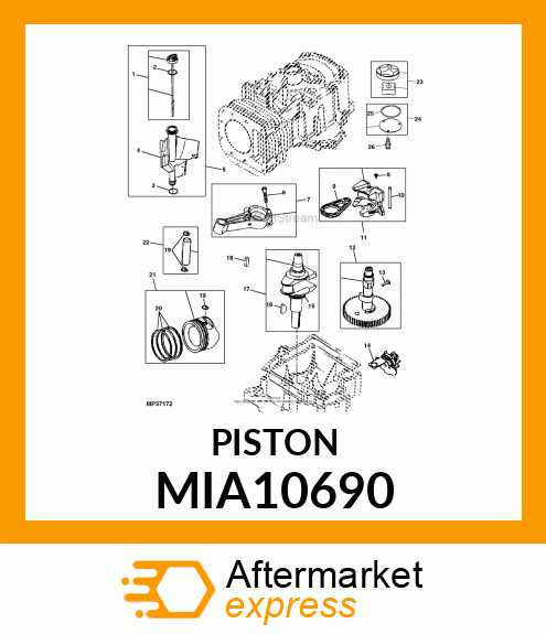 PISTON MIA10690