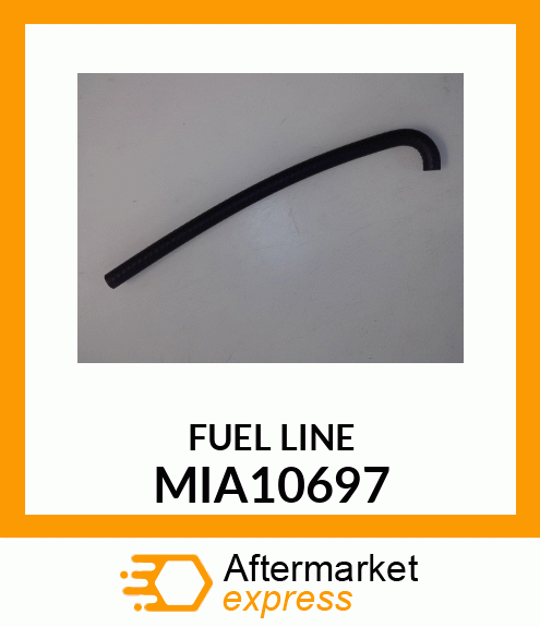 LINE, FUEL (MOLDED) WITH CLAMPS MIA10697